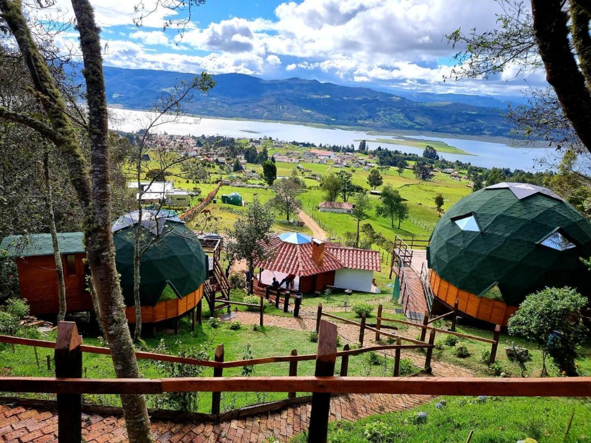 Glamping Sede Campestre Mirador De Pueblo Viejo Hotel Guatavita Kültér fotó