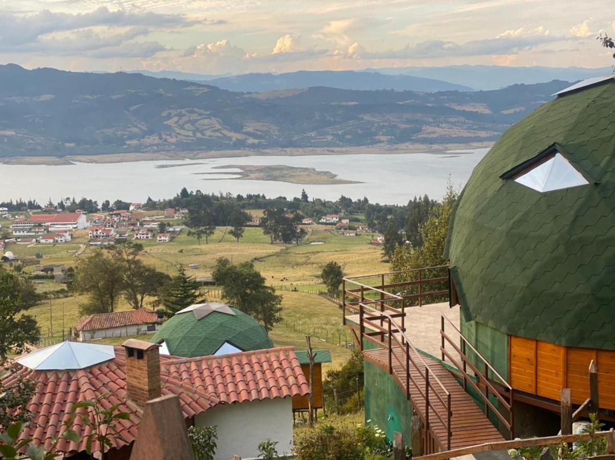 Glamping Sede Campestre Mirador De Pueblo Viejo Hotel Guatavita Kültér fotó