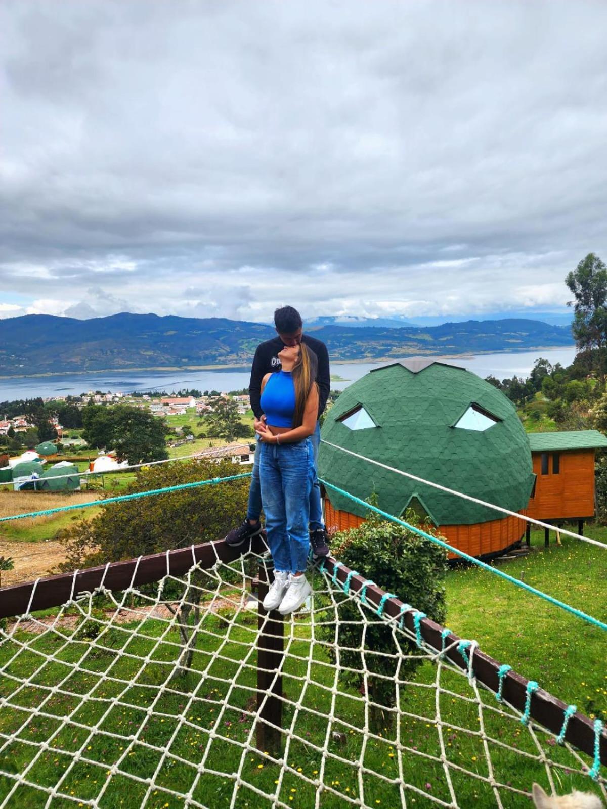 Glamping Sede Campestre Mirador De Pueblo Viejo Hotel Guatavita Kültér fotó