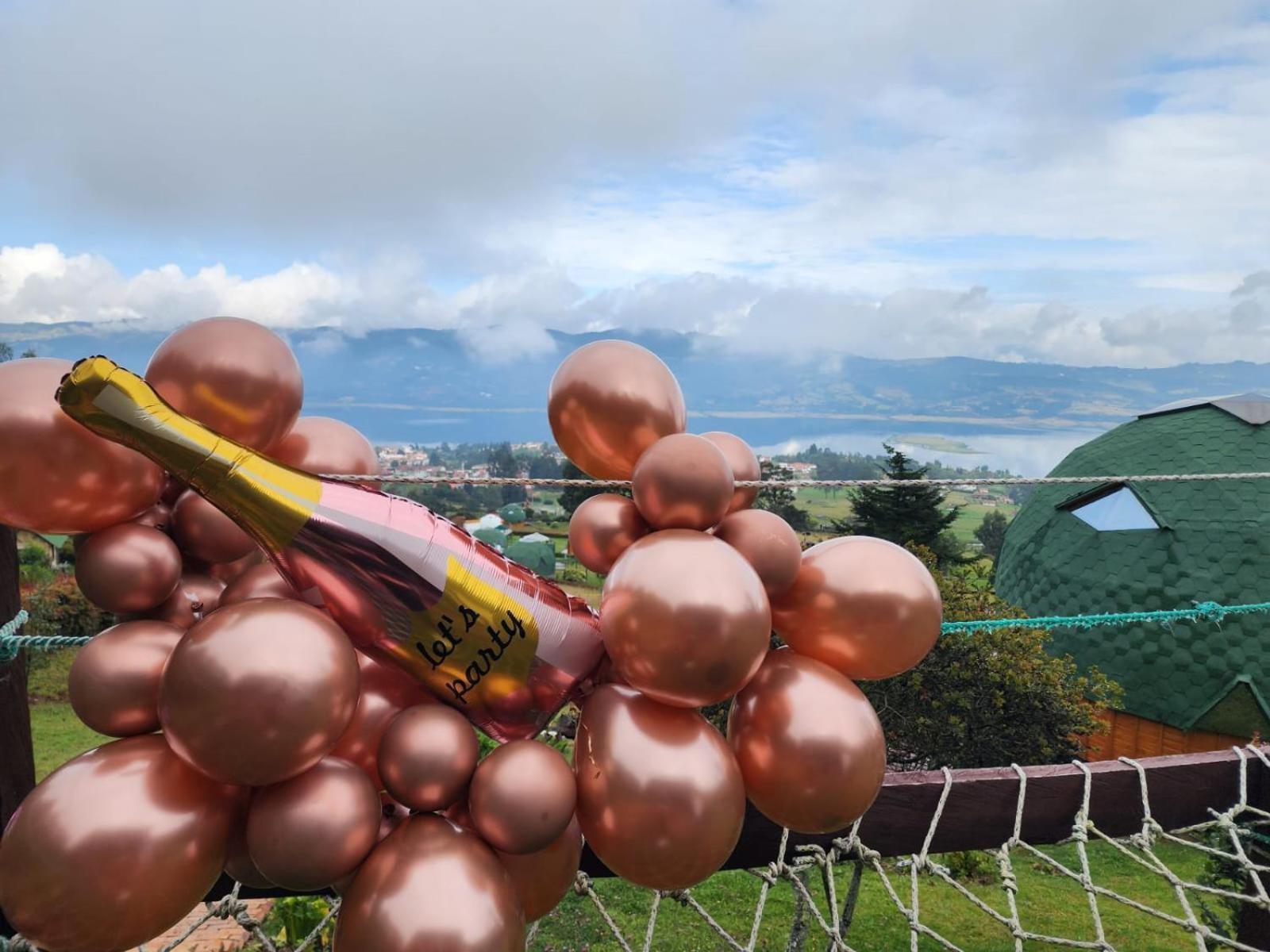 Glamping Sede Campestre Mirador De Pueblo Viejo Hotel Guatavita Kültér fotó