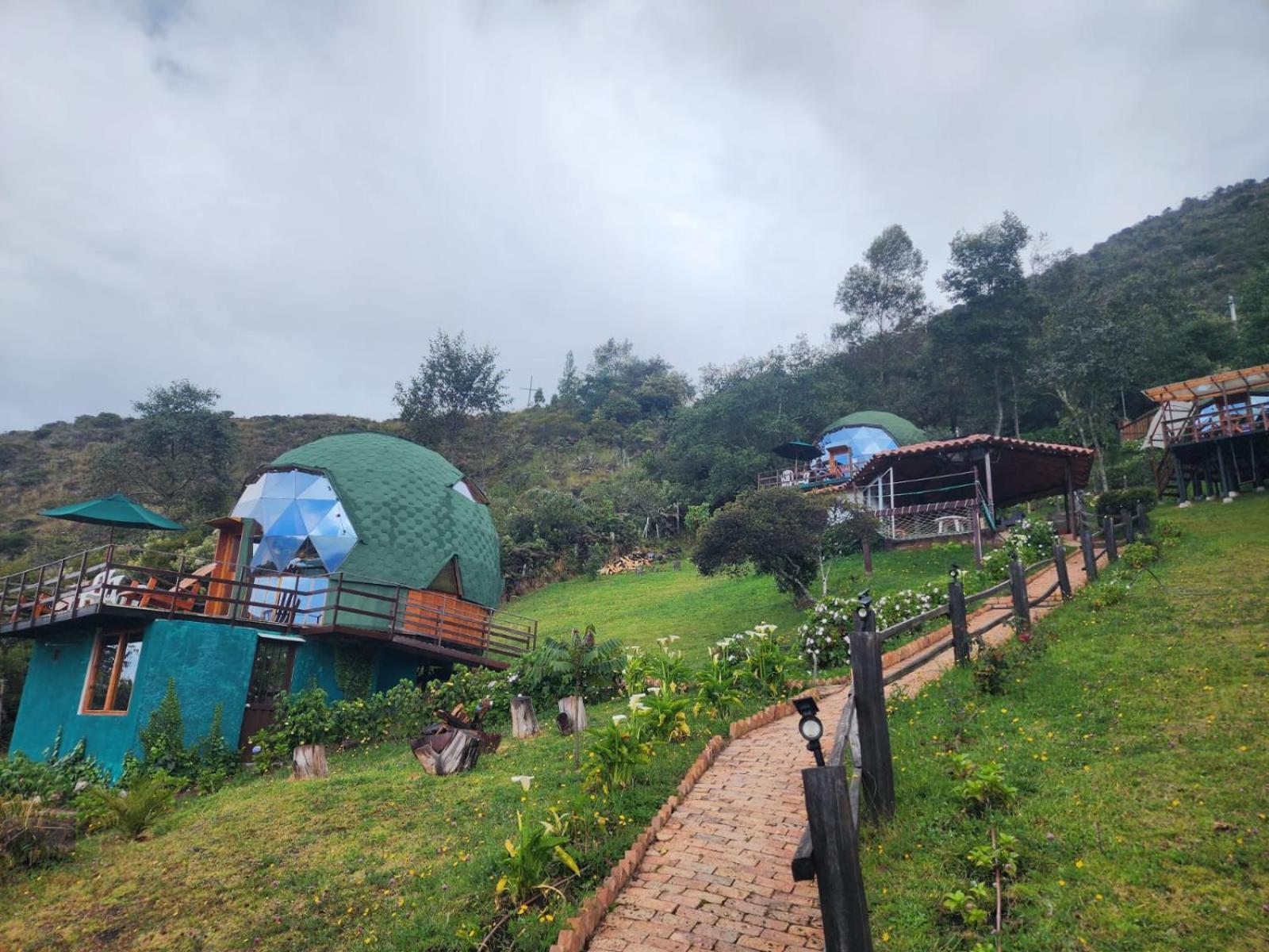 Glamping Sede Campestre Mirador De Pueblo Viejo Hotel Guatavita Kültér fotó