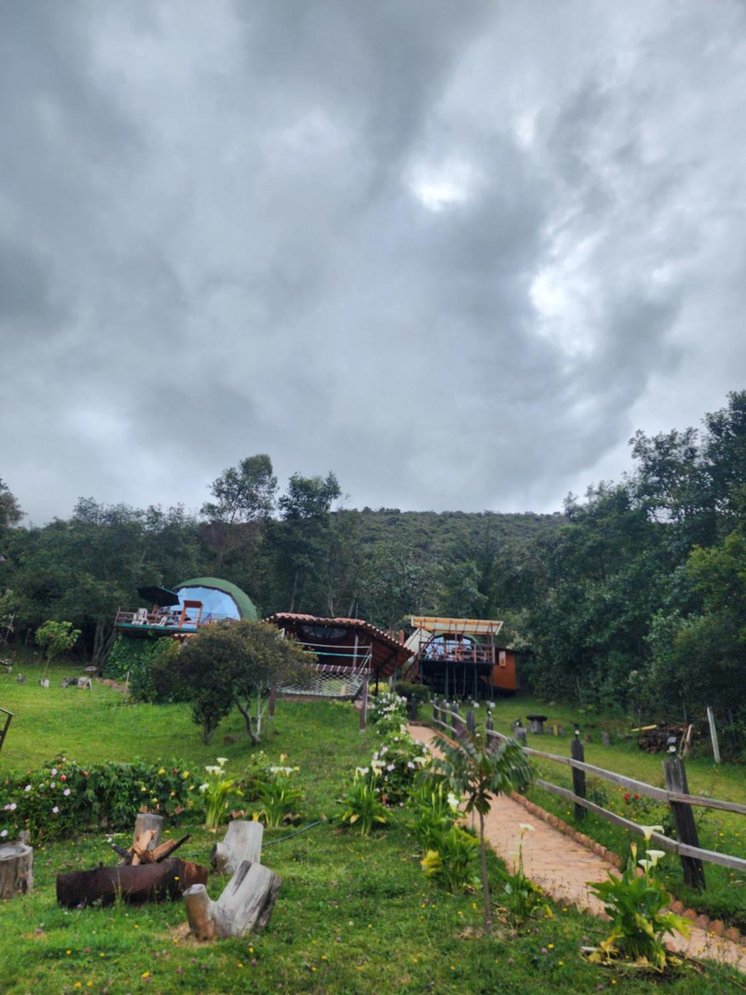 Glamping Sede Campestre Mirador De Pueblo Viejo Hotel Guatavita Kültér fotó