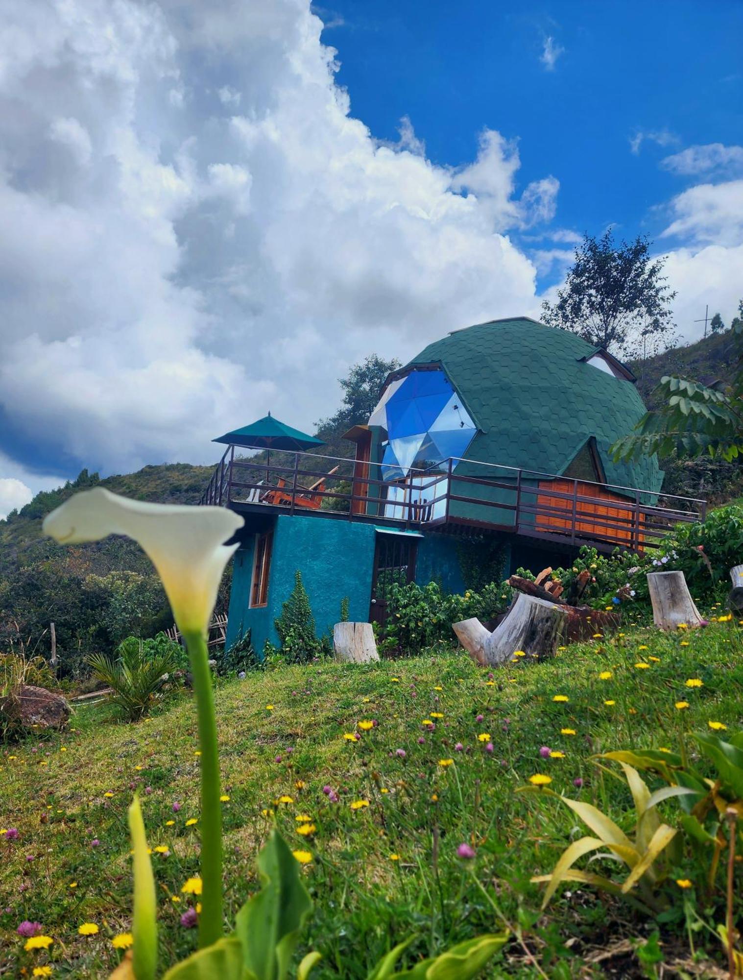 Glamping Sede Campestre Mirador De Pueblo Viejo Hotel Guatavita Kültér fotó